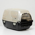 Переноска для животныХ &quot;Сириус&quot;, 33,5 Х 31 Х 50 см, бежевый перламутр