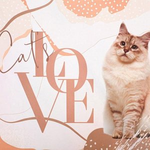 Коврик под миску Cat's love, 43х28 см