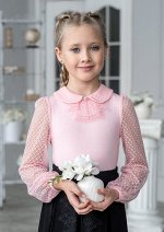 Эмбри блузка трикотажная розовый