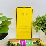 Защитное стекло 9D для IPHONE 12 / 12 PRO (6.1) FULL GLUE (на полный экран, полный клей, салфетки в комплекте)