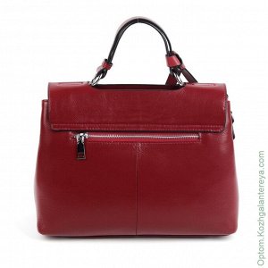 Женская кожаная сумка 8808 Вайн Ред красный