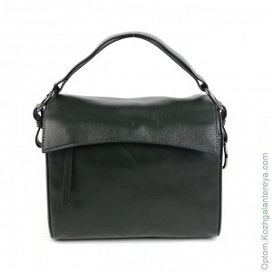 Женская кожаная сумка 2219 Грин зеленый