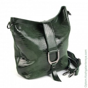 Женская кожаная сумка 6012-А238 Грин зеленый