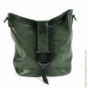 Женская кожаная сумка 6012-А238 Грин зеленый