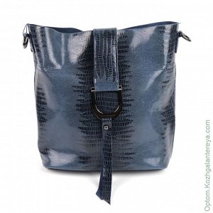 Женская кожаная сумка 6012-А238 Блу синий