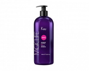 Шампунь разглаживающий для вьющихся, непослушных волос Kezy ML Shampoo lisciante per capelli 1000мл