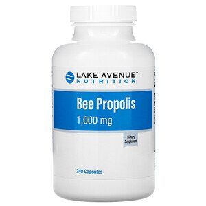 Lake Avenue Nutrition, Прополис, экстракт 5:1, эквивалент 1000 мг, 240 растительных кап.