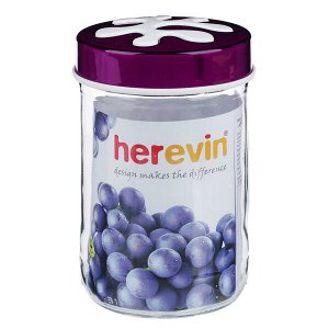 Herevin 6 причин купить банки для хранения сыпучих продуктов Herevin:
• стеклянная емкость не впитывает запахи
• сохраняет натуральные ароматы и вкусы круп/приправ
• прозрачные стенки — видно количест