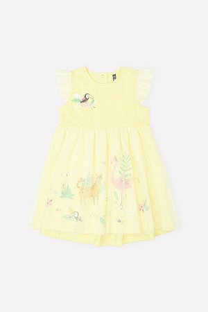 Платье(Весна-Лето)+girls (бледно-желтый к287)