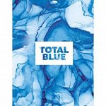 Тетрадь со сменным блоком 240л клетка на 4 кольца &quot;Total blue&quot; разделители 8866 BG {Россия}