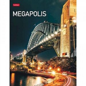 Тетрадь со сменным блоком 240л клетка на кольцах "Megapolis" (063269) 23148 Хатбер {Россия}