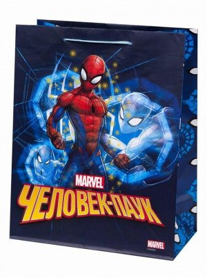 Пакет ламинированный Человек-паук 26 х 32,4 х 12,7