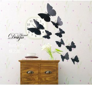 Интерьерные декорации на стену "Butterfly 3D"