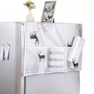Накидка-чехол на холодильник с карманами