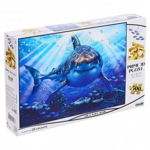 3D Пазл 500 элементов «Большая белая акула»