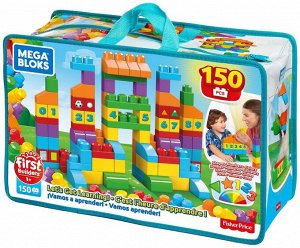 Конструктор Mattel Mega Bloks Fisher-Price Набор Обучающих блоков, 150 деталей1