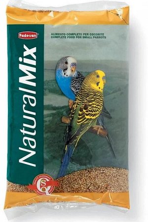 Padovan Naturalmix Cocorite сухой корм для мелких попугаев 1 кг