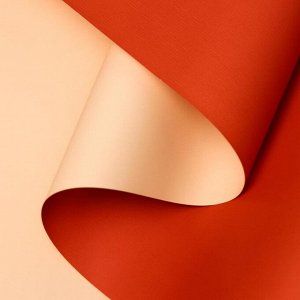 Пленка матовая, бежевый, красный, 0.58x10 м