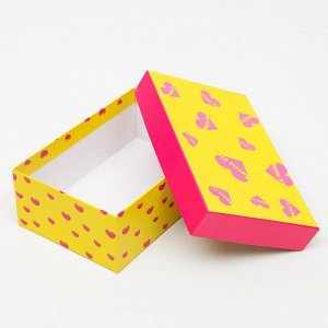 Набор коробок 3 в 1 "Любовь это…", розовый, 23 х 16 х 9,5 - 19 х 12 х 6,5 см