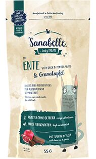 Sanabelle Snack с уткой и гранатом лакомство для кошек 0,055 кг