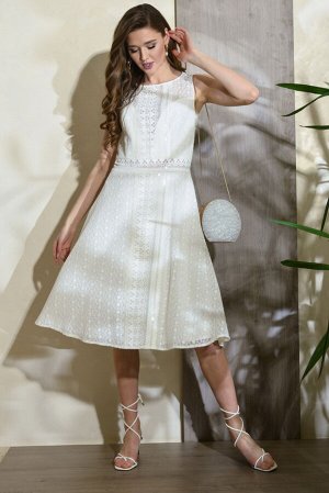 Платье белый цвет хлопок-15%, 
п/э-85%