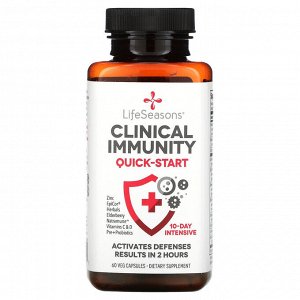 LifeSeasons, Clinical Immunity Quick-Start, 60 Veg Capsules