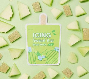 Тканевые маски-мороженое "ДЫНЯ" A'Pieu Icing Sweet Bar Sheet Mask, ,