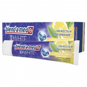 BLEND_A_MED Зубная паста 3D White Свежесть Лимона 100мл
