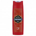 OLD SPICE Гель для душа + шампунь 2в1 Captain 400мл