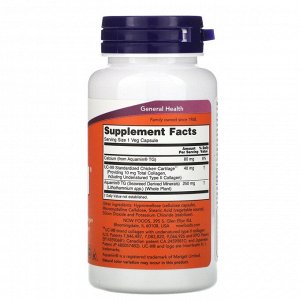 Now Foods, UC-II Joint Health, неденатурированный коллаген типа II, 120 вегетарианских капсул