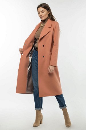 01-10447 Пальто женское демисезонное (пояс)