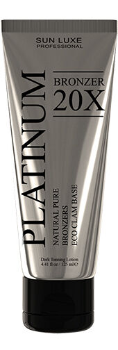 Крем для загара в солярии "Platinum Bronzer 20х" 125 мл