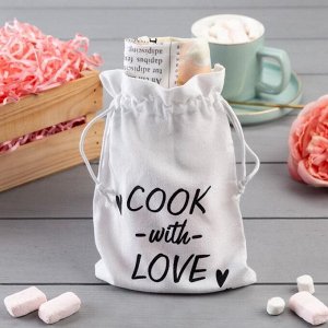 Набор подарочный "Cook with love" полотенце 40х73см, лопатка