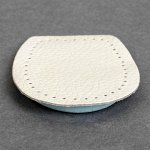 Подпяточники для обуви кожаные, 10 × 6,5 см, пара, цвет бежевый