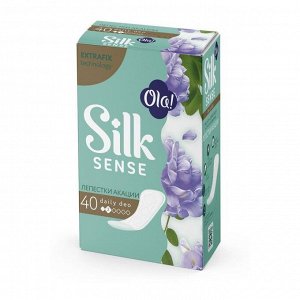 Прокладки ежедневные Ola! Silk Sense лепестки акации, 40 шт.