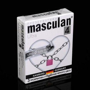 Презервативы Masculan 4 Ultra 3 шт ультрапрочные