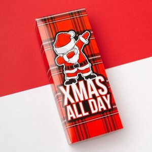 Носки мужские новогодние XMAS, размер 41-44 (27-29 см), набор 5 пар