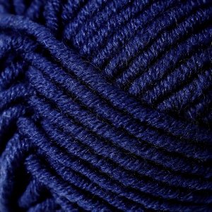 Пряжа "Merino bulky" 25% шерсть 75% акрил 100м/100гр (583 чернильн)