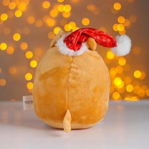 Мягкая игрушка «Бычок», Дед Мороз, новогодняя
