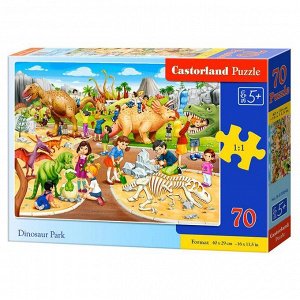 Пазл 70 элементов «Парк динозавров»