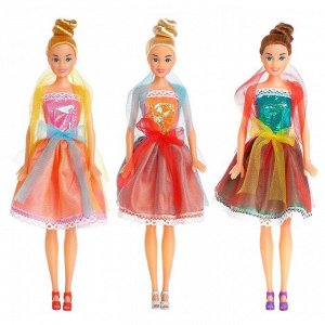 Кукла модель «Сьюзи», в платье, МИКС