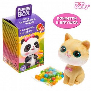 Funny box с конфетами «Зверята», МИКС
