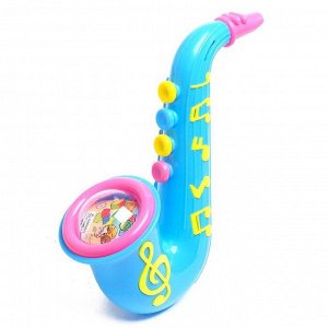 Игрушка музыкальная саксофон "Музыкант", цвета МИКС