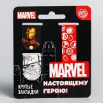 Открытка с магнитными закладками &quot;Настоящему герою&quot;, MARVEL, 3 шт.