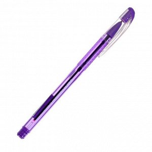 Ручка шариковая BEIFA ИЗЯЩНАЯ 0,7мм, метал. након., NANOSLICK фиолетовая ТА 3176PU