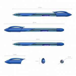 Ручка шариковая Erich Krause Dolphin узел 1.2, чернила синие 48188