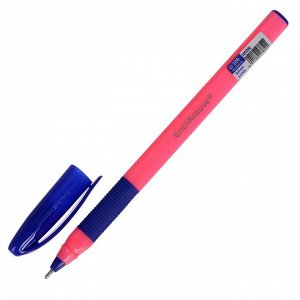 Ручка шариковая ErichKrause U-109 Neon Stick&Grip. узел 1.0 мм, корпус микс трехгранный, чернила синие