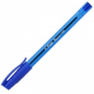 Ручка шариковая Flair PEACH TRENDZ, узел 1.0мм, трехгран корпус, синяя F-1150-T/син