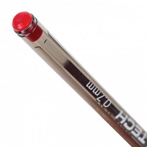 Ручка шариковая масляная Pensan &quot;My-Tech&quot;, чернила красные, игольчатый узел 0,7 мм, линия письма 0,35 мм