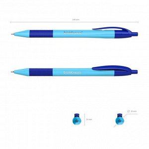 Ручка шариковая автоматическая ErichKrause U-209 Neon Matic&Grip 1.0 мм, Ultra Glide Technology, чернила синие, корпус микс